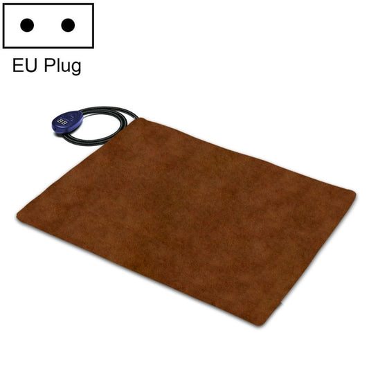 40x30cm Coffee 12V Low Voltage Multifunctional Warm Pet Heating Pad Pet Electric Blanket(EU Plug) - Pads by PMC Jewellery | Online Shopping South Africa | PMC Jewellery | Buy Now Pay Later Mobicred