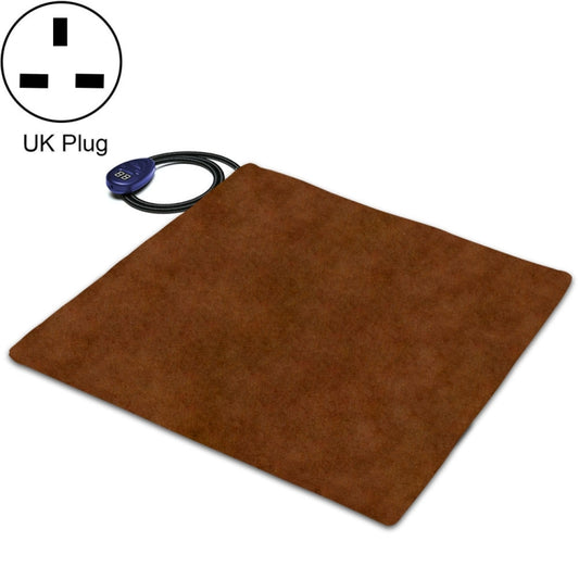 50x50cm Coffee 12V Low Voltage Multifunctional Warm Pet Heating Pad Pet Electric Blanket(UK Plug) - Pads by PMC Jewellery | Online Shopping South Africa | PMC Jewellery | Buy Now Pay Later Mobicred