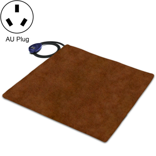 50x50cm Coffee 12V Low Voltage Multifunctional Warm Pet Heating Pad Pet Electric Blanket(AU Plug) - Pads by PMC Jewellery | Online Shopping South Africa | PMC Jewellery | Buy Now Pay Later Mobicred