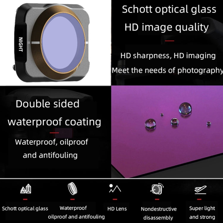 JSR For DJI Mavic Air 2 Motion Camera Filter, Style: STAR - Lens Filter by JSR | Online Shopping South Africa | PMC TechLife | Buy Now Pay Later Mobicred