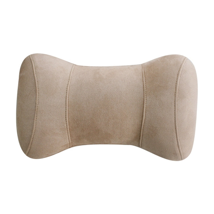 Car Memory Cotton Headrest Protective Cervical Spine Seat Sleeping Pillow(Beige) - Seat Accessories by PMC Jewellery | Online Shopping South Africa | PMC Jewellery | Buy Now Pay Later Mobicred