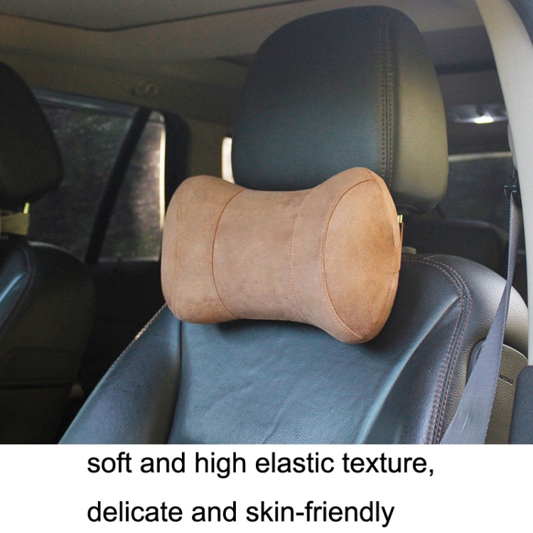 Car Memory Cotton Headrest Protective Cervical Spine Seat Sleeping Pillow(Gray) - Seat Accessories by PMC TechLife | Online Shopping South Africa | PMC TechLife | Buy Now Pay Later Mobicred