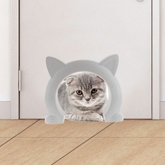 MM01 Can Control the Direction of Access Pet Door Flap Cat Door(White) - Pet Screen Doors by PMC Jewellery | Online Shopping South Africa | PMC Jewellery | Buy Now Pay Later Mobicred