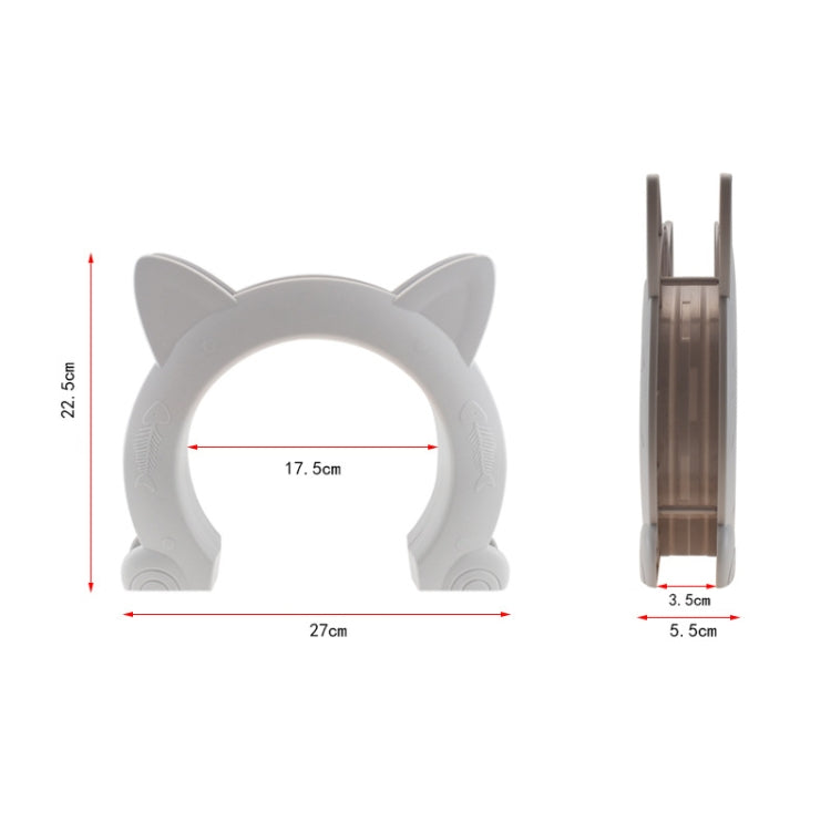 MM01 Can Control the Direction of Access Pet Door Flap Cat Door(White) - Pet Screen Doors by PMC TechLife | Online Shopping South Africa | PMC TechLife | Buy Now Pay Later Mobicred