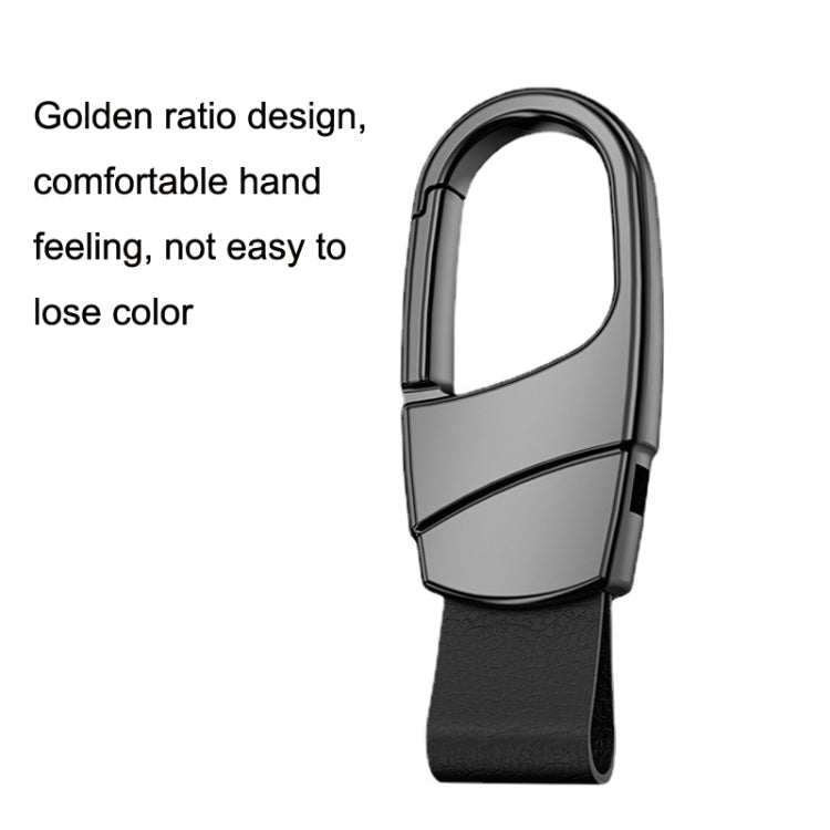 Metal Waist Hang Car Key Chain Simple Lock Pendant(Gray) - Key Rings by PMC TechLife | Online Shopping South Africa | PMC TechLife | Buy Now Pay Later Mobicred