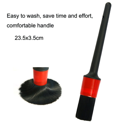 19 PCS / Set Car Beauty Cleaning Brush Details Brush Washing Glove Tool Set(Red Ring) - Car washing supplies by PMC Jewellery | Online Shopping South Africa | PMC Jewellery