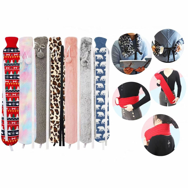 2L Long-strip Multifunctional Water-filled Rubber Hot Water Bags, Spec: Pink Rabbit - Hot Water Bags by PMC TechLife | Online Shopping South Africa | PMC TechLife | Buy Now Pay Later Mobicred