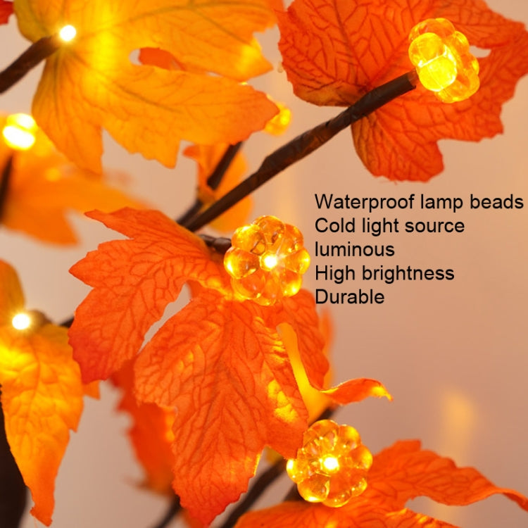 SJ-SD007 Christmas Halloween LED Maple Pumpkin Decoration Light, Style: Non-detachable Base - Christmas Decoration Lamps by PMc TechLife | Online Shopping South Africa | PMc TechLife | Buy Now Pay Later Mobicred