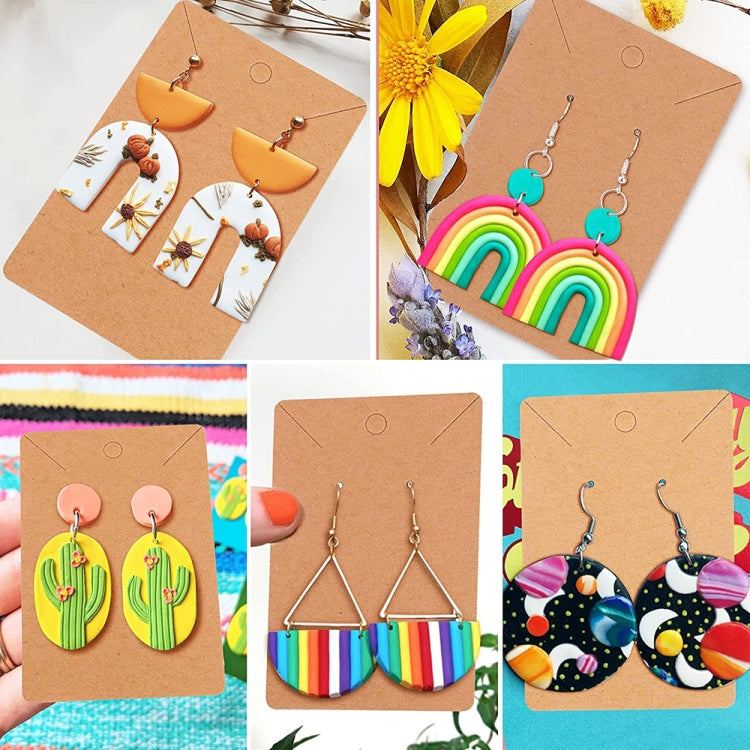 106-1 116 In 1 Clay Cutter Set DIY Clay Earring Mould Clay Earrings Making Tools(Orange) - Arts & Crafts by PMC TechLife | Online Shopping South Africa | PMC TechLife
