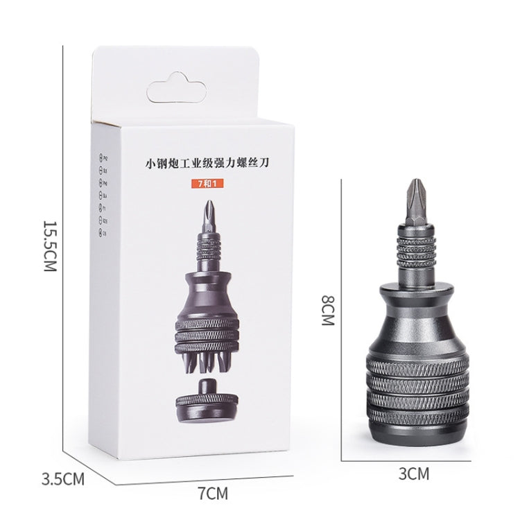 7 In 1 S2 Screwdriver Titanium Palm Aluminum Screwdriver - Screwdriver Tools by PMc TechLife | Online Shopping South Africa | PMc TechLife | Buy Now Pay Later Mobicred
