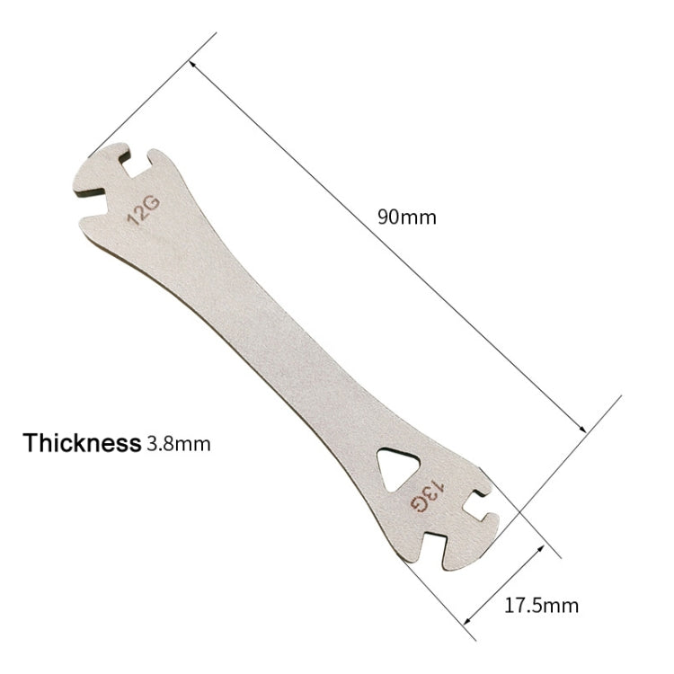 BIKERSAY Bicycle Spoke Wrench Wire Alignment Accessories(BT025S1) - Maintenance tools by BIKERSAY | Online Shopping South Africa | PMC TechLife | Buy Now Pay Later Mobicred