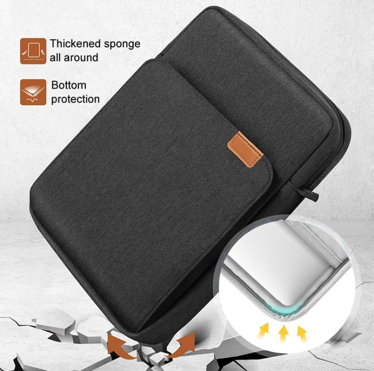 Vertical Laptop Bag Handheld Shoulder Crossbody Bag, Size: 13 Inch(Light Gray) - 13.3 inch by PMC TechLife | Online Shopping South Africa | PMC TechLife
