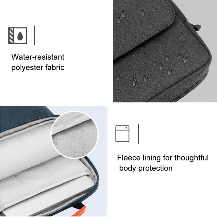 Vertical Laptop Bag Handheld Shoulder Crossbody Bag, Size: 13 Inch(Light Gray) - 13.3 inch by PMC TechLife | Online Shopping South Africa | PMC TechLife