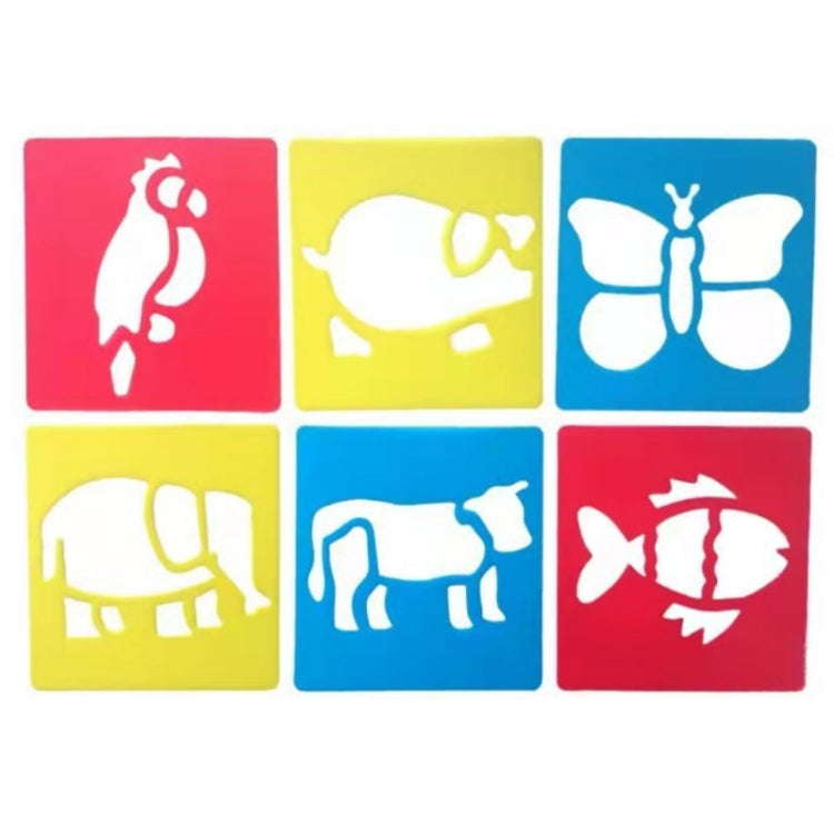 Children DIY Drawing Stencil Colorful Hollow Copy Board(H-12) - Art Supplies by PMC TechLife | Online Shopping South Africa | PMC TechLife | Buy Now Pay Later Mobicred