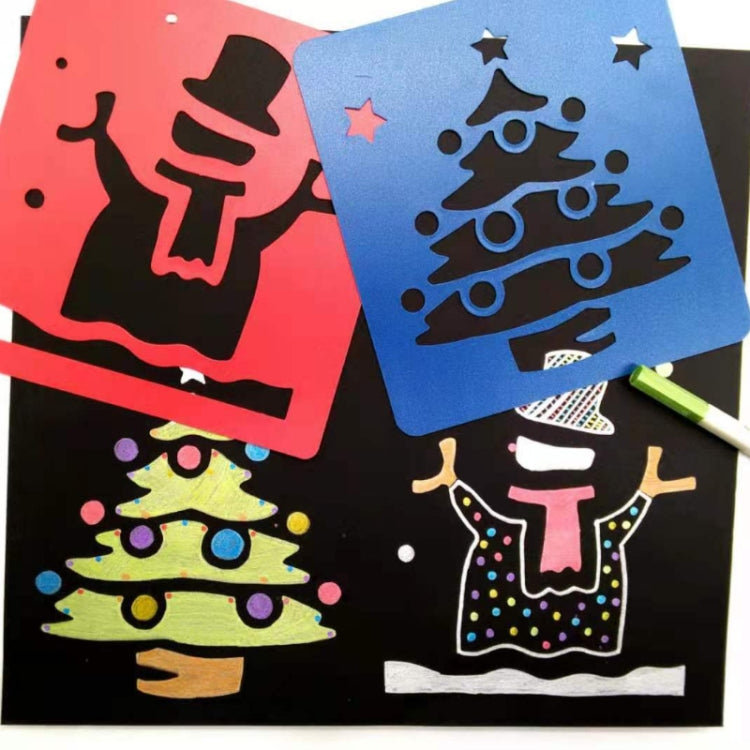Children DIY Drawing Stencil Colorful Hollow Copy Board(H-09) - Art Supplies by PMC TechLife | Online Shopping South Africa | PMC TechLife | Buy Now Pay Later Mobicred