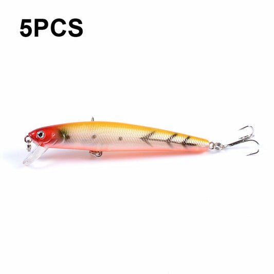 5 PCS M0205 9.6cm/9.8g Minnow Bionic Fake Bait Plastic Floating Hard Bait(5) - Fishing Lures by PMC Jewellery | Online Shopping South Africa | PMC Jewellery | Buy Now Pay Later Mobicred