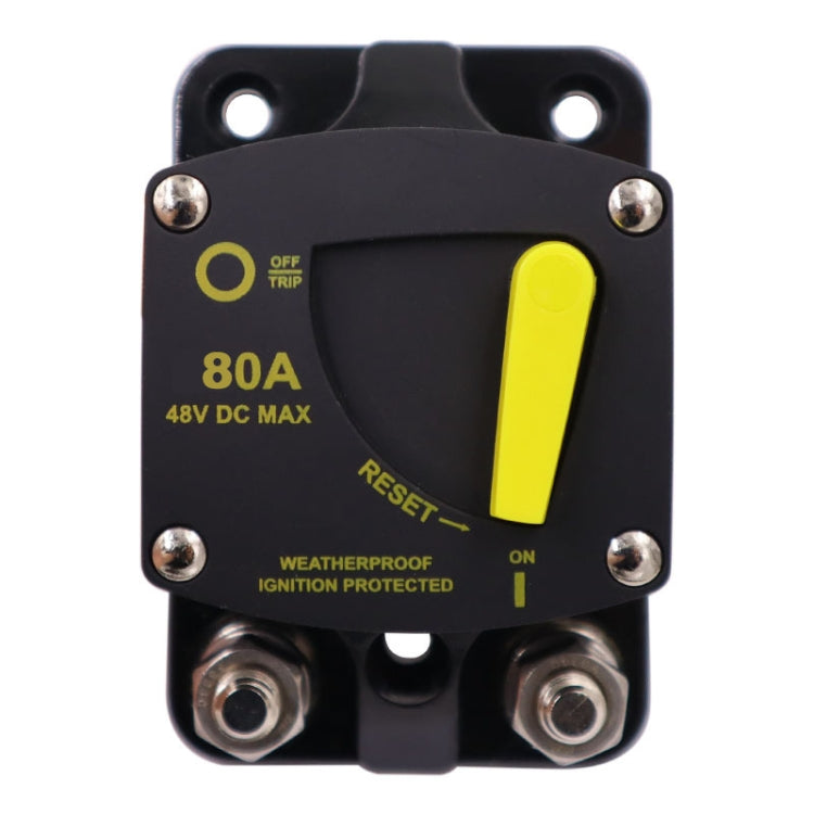 80A CB6 Car RV Yacht Audio Restore Insurance Holder Switch - Fuse by PMC TechLife | Online Shopping South Africa | PMC TechLife | Buy Now Pay Later Mobicred