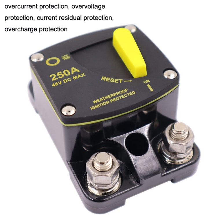 200A CB6 Car RV Yacht Audio Restore Insurance Holder Switch - Fuse by PMC TechLife | Online Shopping South Africa | PMC TechLife | Buy Now Pay Later Mobicred