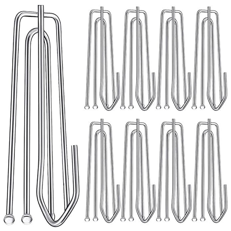 2 Sets Four Claw Hook Set Curtain Replacement Hook(Silver) - Curtain Decorative Accessories by PMC TechLife | Online Shopping South Africa | PMC TechLife | Buy Now Pay Later Mobicred