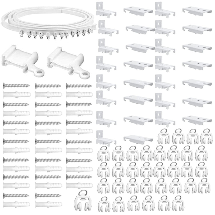 Model Steel Rail Bending Curtain Rail Flexible Guide Set, Size: 5m - Curtain Decorative Accessories by PMC TechLife | Online Shopping South Africa | PMC TechLife