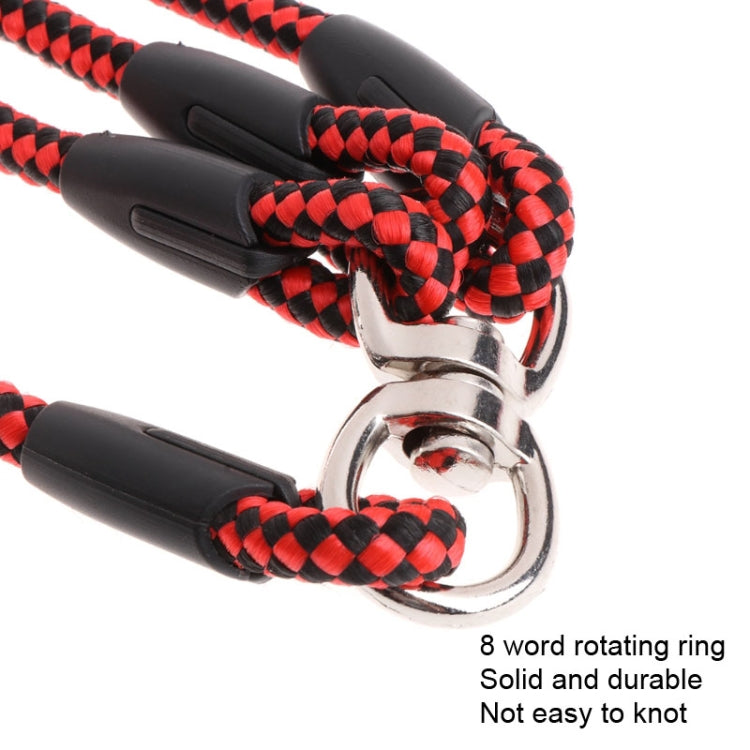 140cm 3 In 1 Leash Multi-head Dog Walking Rope(Rose Red) - Leashes by PMC Jewellery | Online Shopping South Africa | PMC Jewellery