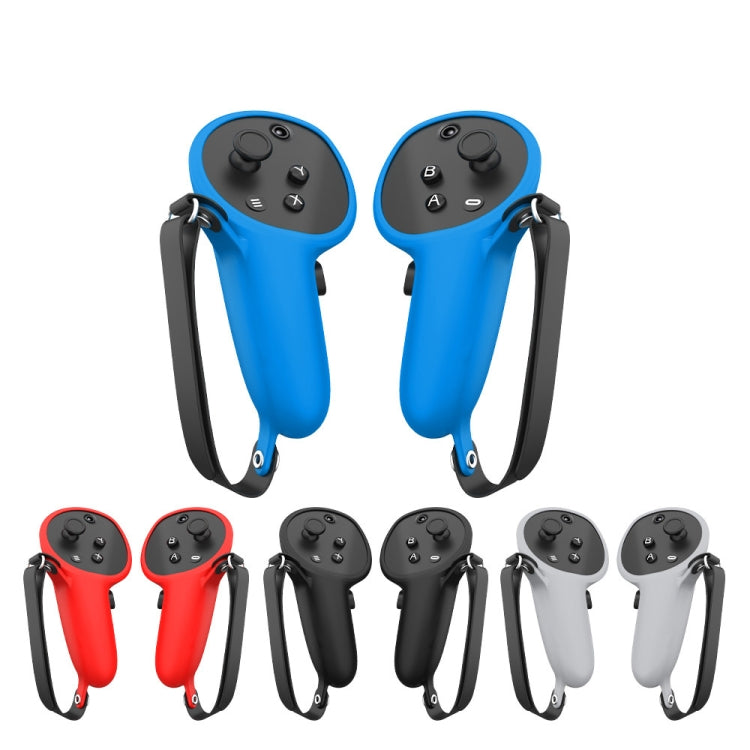 For Meta Quest Pro 1pair Handle Silicone Case Cover VR Accessories(Blue) - VR Accessories by PMC Jewellery | Online Shopping South Africa | PMC Jewellery | Buy Now Pay Later Mobicred