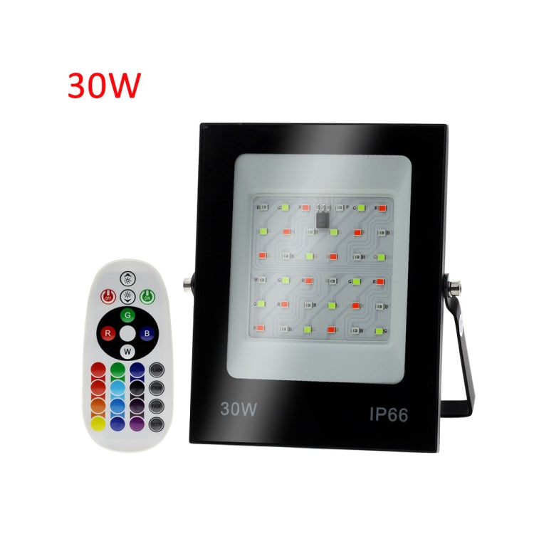 30W Colorful RGB Changing LED Flood Light With Remote Control - Floodlights by PMC Jewellery | Online Shopping South Africa | PMC Jewellery | Buy Now Pay Later Mobicred