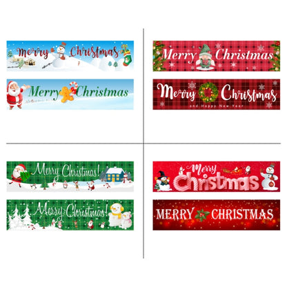 Christmas Patio Banner Party Decoration Supplies 50 x 250cm(Style 18) - Christmas Ornaments by PMC Jewellery | Online Shopping South Africa | PMC Jewellery