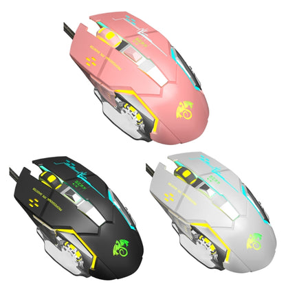 LEAVEN X6 6 Keys Game Computer Ergonomic Wired Mouse, Cable Length: 1.42m(Black) - Wired Mice by LEAVEN | Online Shopping South Africa | PMC Jewellery | Buy Now Pay Later Mobicred