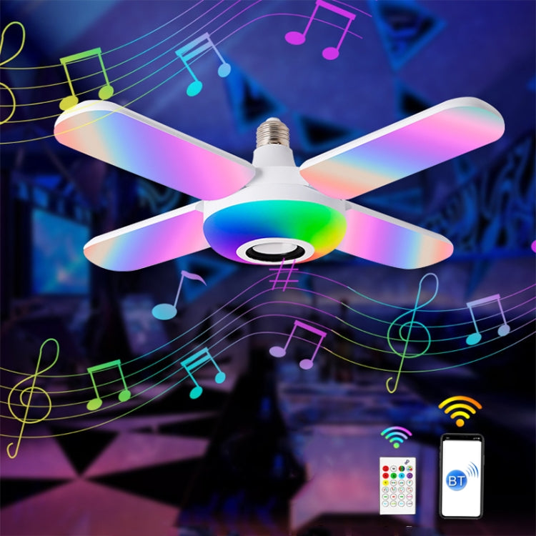 Smart Remote Control Colorful Folding Music Bulb Light with Audio Function, Spec: 4+1 - free shipping - PMC TechLife - Order now!