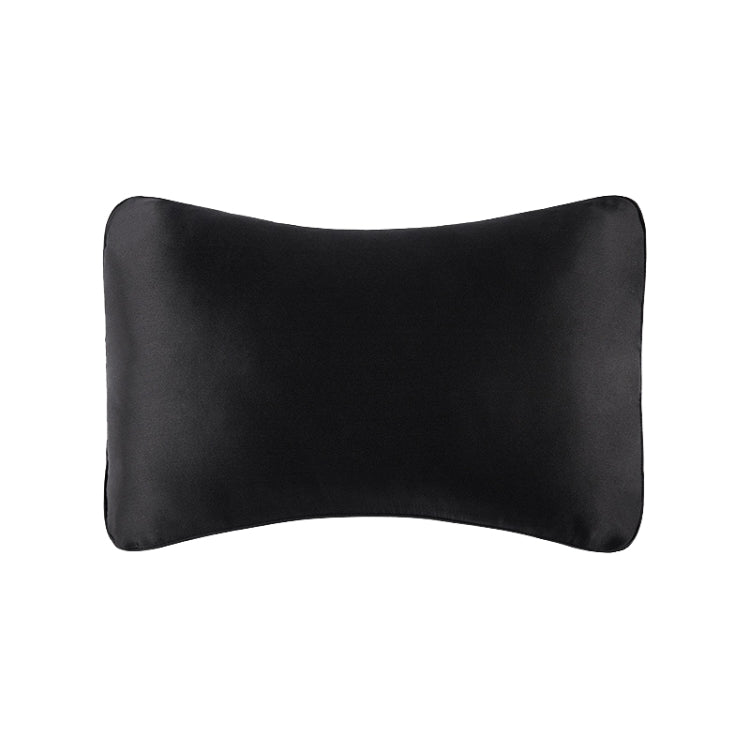 TZ19 Silk Car Head Pillow Car Memory Foam Comfort Lumbar Support(Black) - Seat Accessories by PMC TechLife | Online Shopping South Africa | PMC TechLife | Buy Now Pay Later Mobicred