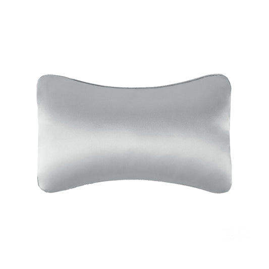 TZ19 Silk Car Head Pillow Car Memory Foam Comfort Lumbar Support(Silver Gray) - Seat Accessories by PMC Jewellery | Online Shopping South Africa | PMC Jewellery | Buy Now Pay Later Mobicred