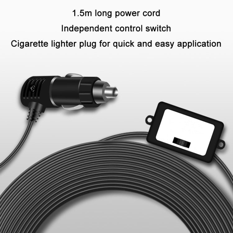 Car Powerful Fixing Clip Cooling High Wind Power Electric Fan, Specification: 8 inch Black 12V - Heating & Fans by PMC TechLife | Online Shopping South Africa | PMC TechLife | Buy Now Pay Later Mobicred