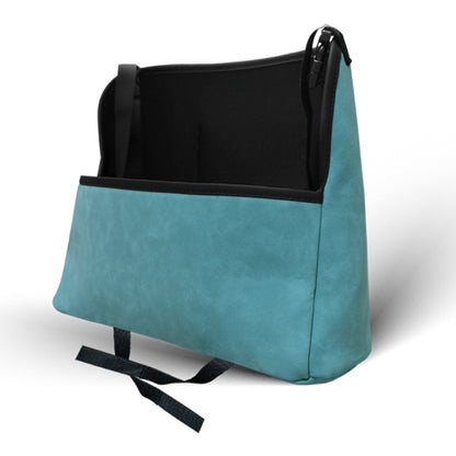 DE RAN FU Car Seat Storage Bag Chair Back Fur Leather Storage Bag(Blue) - Stowing Tidying by DE RAN FU | Online Shopping South Africa | PMC Jewellery | Buy Now Pay Later Mobicred