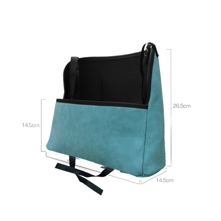 DE RAN FU Car Seat Storage Bag Chair Back Fur Leather Storage Bag(Black) - Stowing Tidying by DE RAN FU | Online Shopping South Africa | PMC Jewellery | Buy Now Pay Later Mobicred