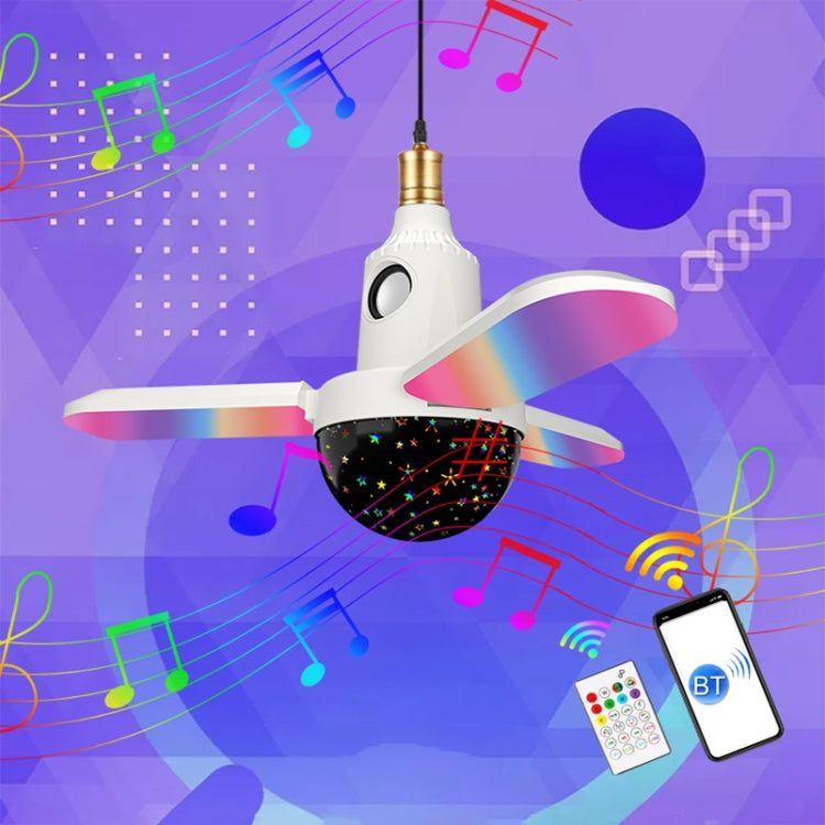 ZSCPH-001 40W Multifunctional Bluetooth RGB Colorful Three-Leaf Music Atmosphere Light, Size: S (Star) - Smart Light Bulbs by PMC TechLife | Online Shopping South Africa | PMC TechLife | Buy Now Pay Later Mobicred