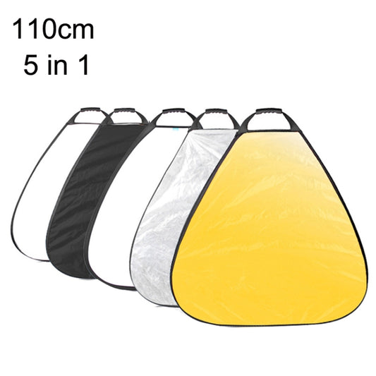 Selens  5 In 1 (Gold / Silver  / White / Black / Soft Light) Folding Reflector Board, Size: 100cm Triangle -  by PMC Jewellery | Online Shopping South Africa | PMC Jewellery | Buy Now Pay Later Mobicred