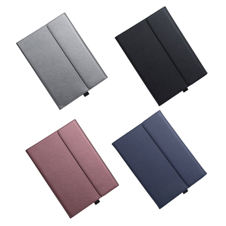 For Microsoft Surface Pro 8 Tablet Protective Case Holder(Microfiber Lambskin Texture Gray Case) - Others by PMC Jewellery | Online Shopping South Africa | PMC Jewellery | Buy Now Pay Later Mobicred