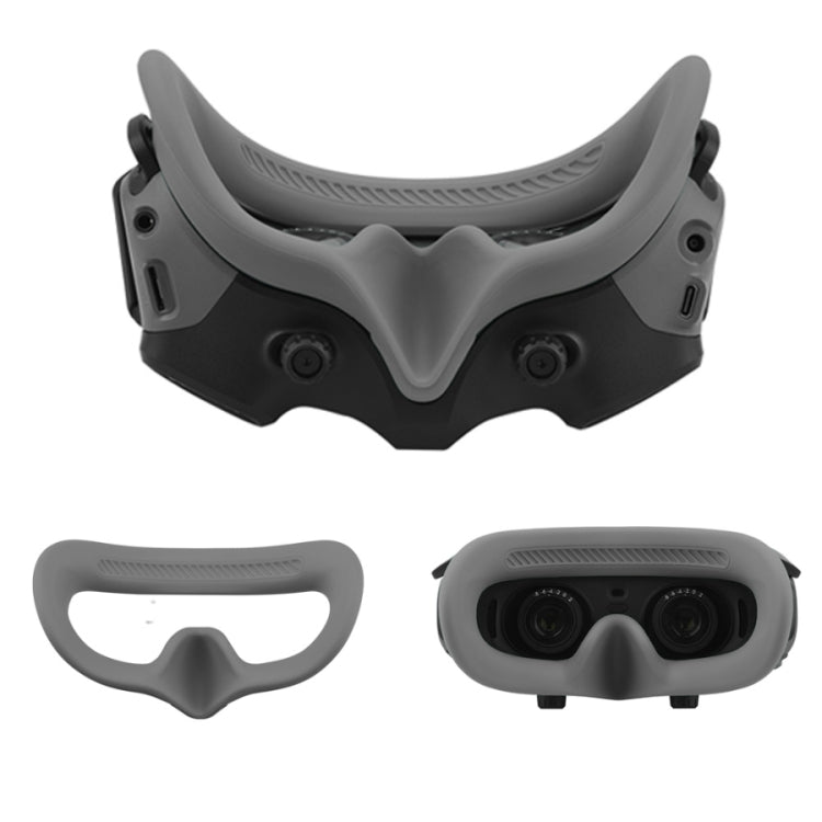 For DJI Avata Goggles 2 Eye Pad Silicone Protective Cover(Gray) -  by PMC Jewellery | Online Shopping South Africa | PMC Jewellery | Buy Now Pay Later Mobicred