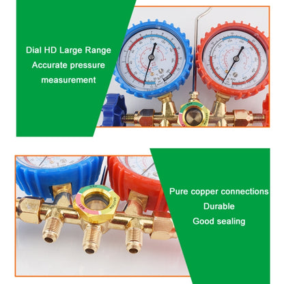 Car Air Conditioning Refrigeration Fluoridation Double Meter Valve(A) - Electronic Test by PMC Jewellery | Online Shopping South Africa | PMC Jewellery | Buy Now Pay Later Mobicred