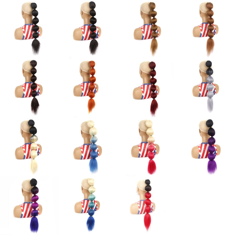 DLMW01 Bubble Shape Shaggy Wig Ponytail Drawstring Long Ponytail Wigs, Spec: PTBLUE2 - free shipping - PMC TechLife - Order now!