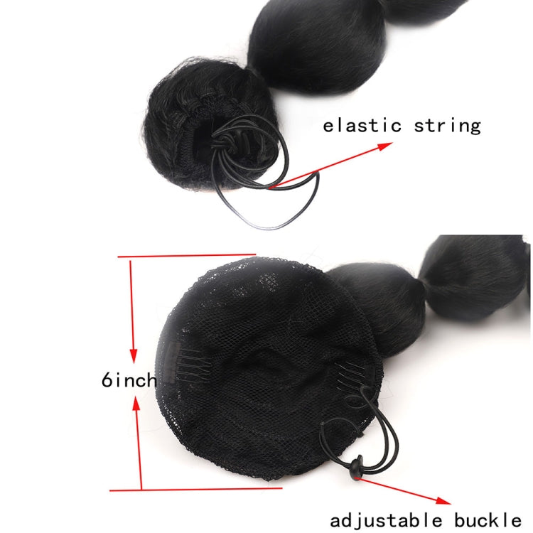 DLMW01 Bubble Shape Shaggy Wig Ponytail Drawstring Long Ponytail Wigs, Spec: 1BTRED - free shipping - PMC TechLife - Order now!