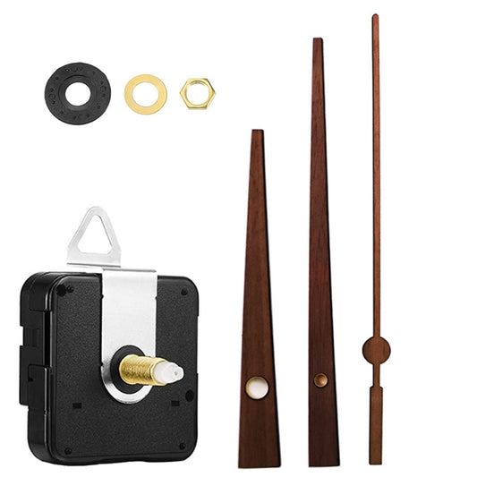 Quartz Clock Dial Repair Kit DIY Wall Clock Parts,Spec: Movement+S01 Wooden Needle - DIY Clocks by PMC Jewellery | Online Shopping South Africa | PMC Jewellery | Buy Now Pay Later Mobicred