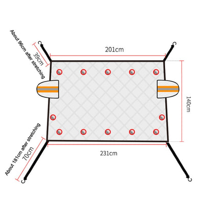 SUITU R-3945 Car Winter Front Glass Snow Shield Defrost Sunshade Thickened Car Clothing, Style: 12 Magnets Quilt - Window Foils & Solar Protection by SUITU | Online Shopping South Africa | PMC Jewellery | Buy Now Pay Later Mobicred