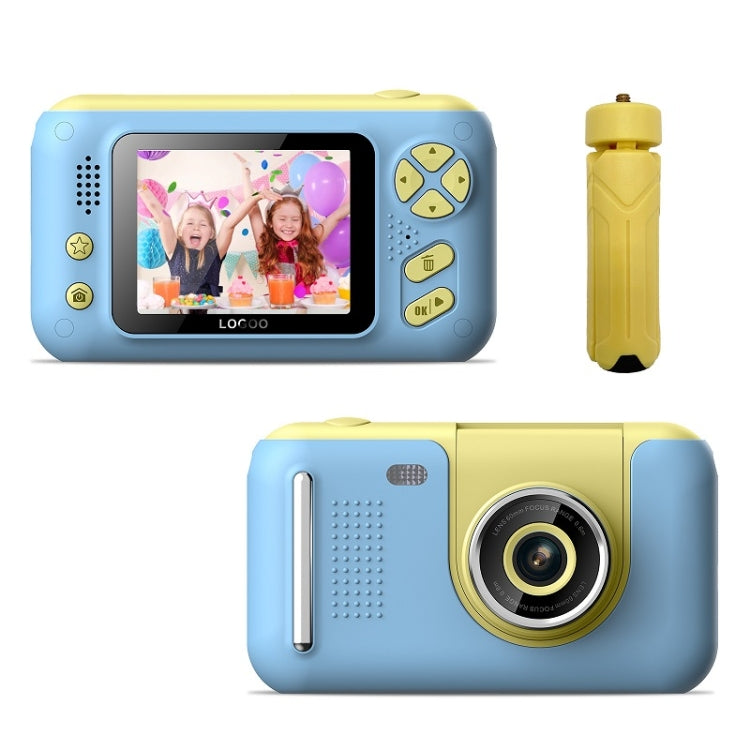 2.4 Inch Children HD Reversible Photo SLR Camera, Color: Yellow Blue With Bracket - Children Cameras by PMC Jewellery | Online Shopping South Africa | PMC Jewellery | Buy Now Pay Later Mobicred