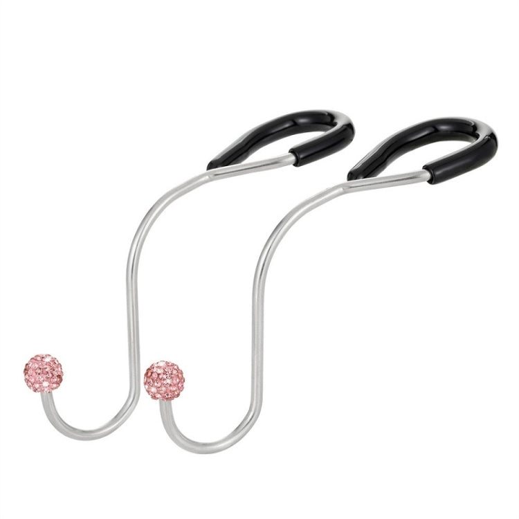 Multifunctional Car Seat Hooks With Diamond Inlay(Pink) - Auto Fastener & Clips by PMC TechLife | Online Shopping South Africa | PMC TechLife | Buy Now Pay Later Mobicred