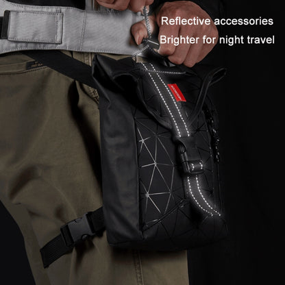 MESOROCK Outdoor Sports Motorcycle Leg Bag Waterproof Reflective Large Capacity Waist Bag(Black) - Bags & Luggages by MESOROCK | Online Shopping South Africa | PMC Jewellery | Buy Now Pay Later Mobicred