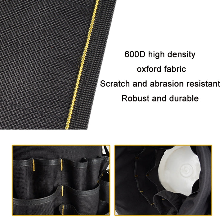WINHUNT Multifunction Repair Hardware Barket Barrel Bag(30x28cm) - Storage Bags & Boxes by WINHUNT | Online Shopping South Africa | PMC TechLife | Buy Now Pay Later Mobicred