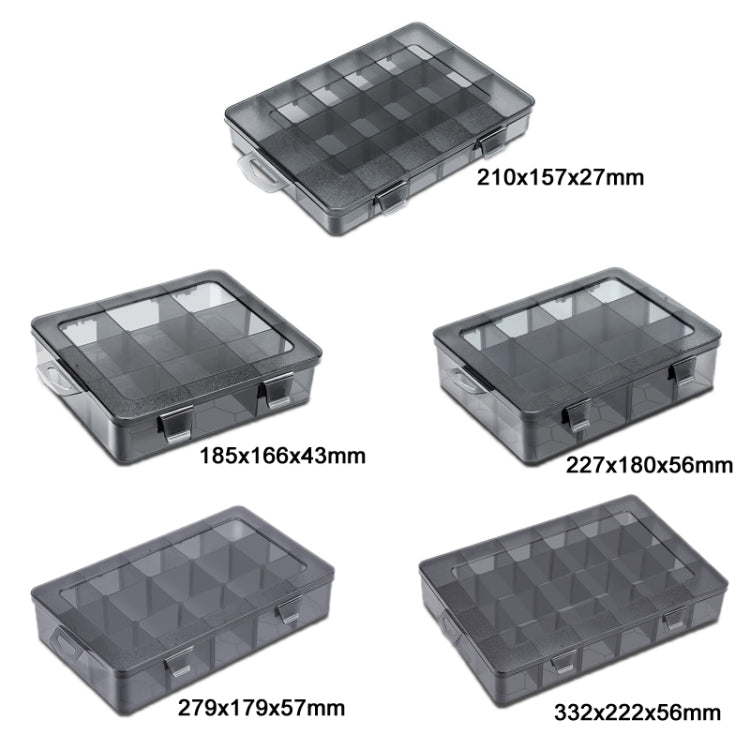 Multi-Compartment Sorted Electronic Parts Organiser, Specifications: 9 Grid - free shipping - PMC TechLife - Order now!