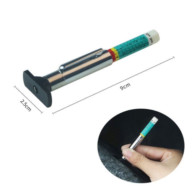 0-25mm Car Tyre Tread Depth Gauge, Color: Bicolour - Other Tools by PMC TechLife | Online Shopping South Africa | PMC TechLife | Buy Now Pay Later Mobicred
